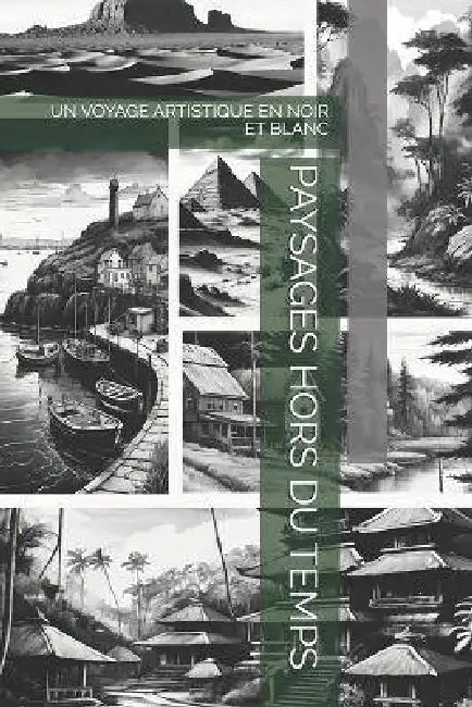 Paysages Hors Du Temps: Un Voyage Artistique En Noir Et Blanc by The Book Lab -