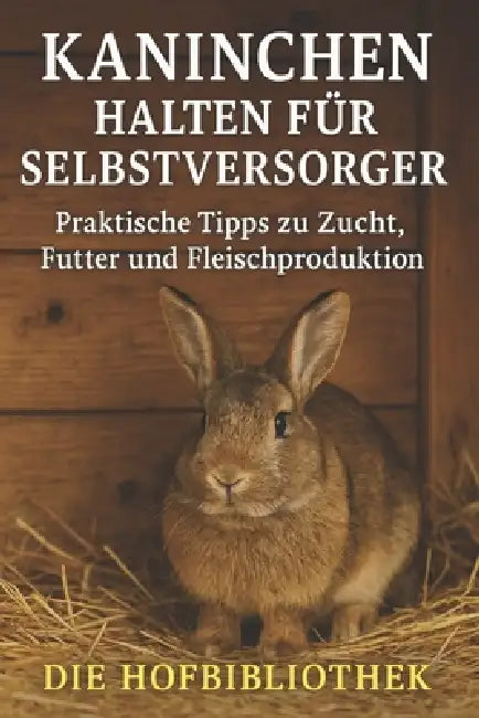 Kaninchen halten für Selbstversorger: Praktische Tipps zu Zucht, Futter und Fleischproduktion: Nachhaltige Haltung, artgerechte Pflege und einfache We by Die Hofbibliothek