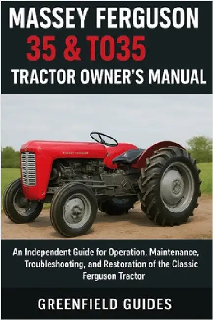 Massey Ferguson 35 & TO35 Tractor Owner's Manual: An Independent Guide for Operation, Maintenance, Troubleshooting, and Restoration of the Classic Fer by Guides, Greenfield