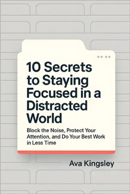 10 Secrets to Staying Focused in a Distracted World: Block the Noise, Protect Your Attention, and Do Your Best Work in Less Time by Kingsley, Ava
