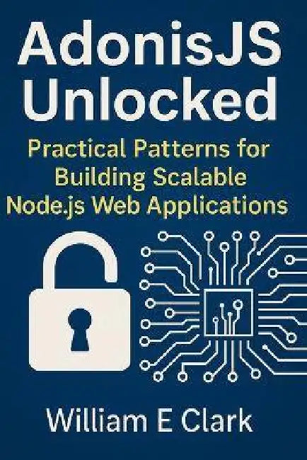 AdonisJS Unlocked: Practical Patterns for Building Scalable Node.js Web Applications by William E. Clark
