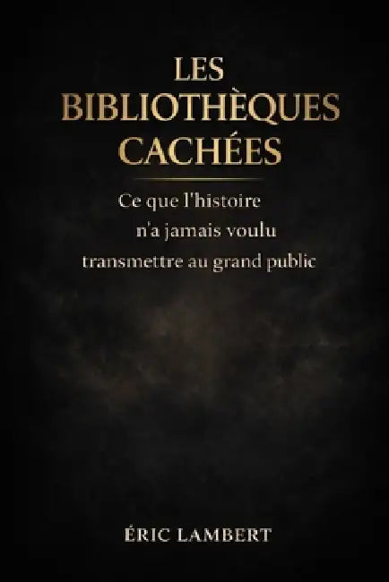 Les Bibliothèques Cachées: Le savoir interdit des sociétés secrètes by Eric Lambert