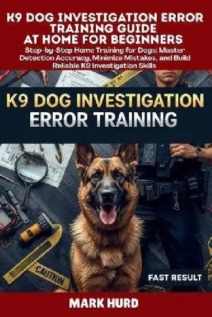 K9 Dog Investigation Error Training Guide at Home for Beginners: Step-by-Step Home Training for Dogs: Master Detection Accuracy, Minimize Mistakes, an by Mark Hurd