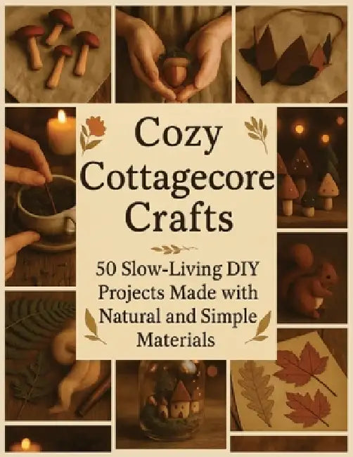 Cozy Cottagecore Crafts: 50 Slow-Living DIY Projects Made with Natural and Simple Materials by Omar S. Alamad