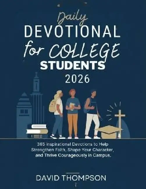 Daily Devotional for College Students 2026: 365 Inspirational Devotions to Help strengthen Faith Shape Your Character and Thrive Courageously in Campu by David Thompson