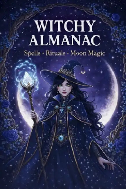 2026 Witchy Almanac: Your Complete Guide to Moon Cycles, Magical Herbs, Zodiac Astrology, Spells, and the Wheel of the Year by Editorial Mojica