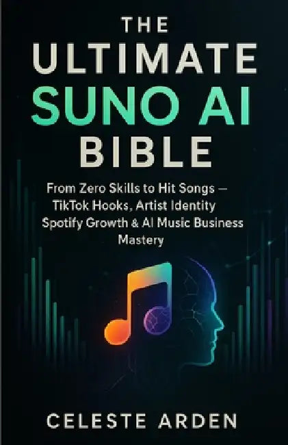 The Ultimate Suno AI Bible: From Zero Skills to Hit Songs, TikTok Hooks, Artist Identity, Spotify Growth & AI Music Business Mastery by Celeste Arden