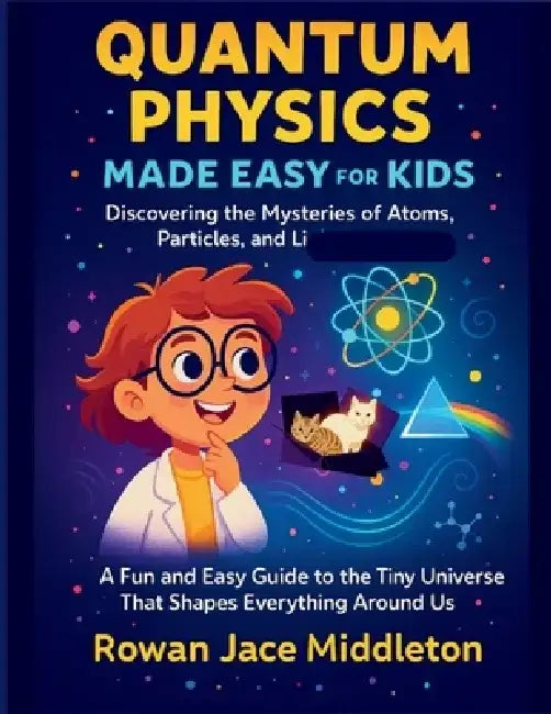 Quantum Physics made easy for Kids, Discovering the Mysteries of Atoms, Particles, and Light: A Fun Guide to the Tiny Universe That Shapes Everything by Rowan Jace Middleton
