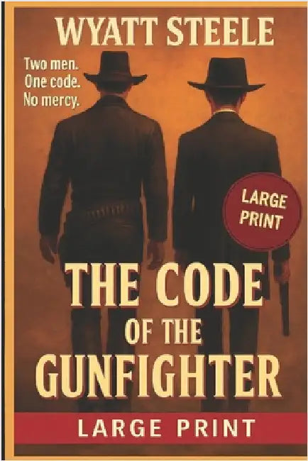 The Oath of the Gunfighter - LARGE PRINT WESTERN by Steele, Wyatt