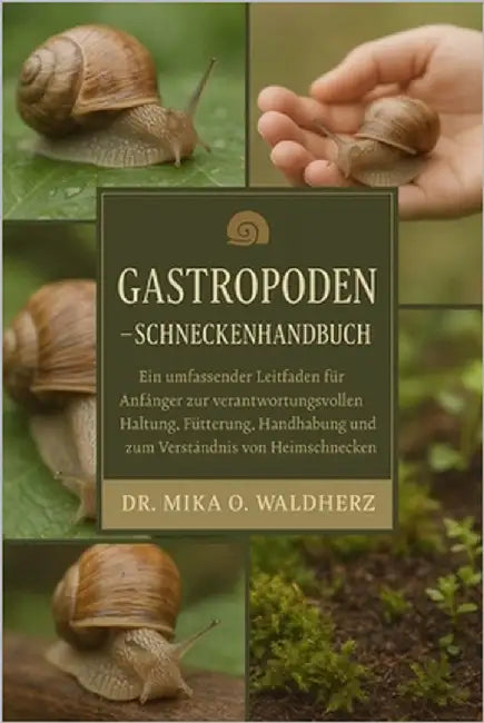 Gastropoden Schneckenhandbuch: Ein umfassender Leitfaden für Anfänger zur verantwortungsvollen Haltung, Fütterung, Handhabung und zum Verständnis von by O. Waldherz, Mika