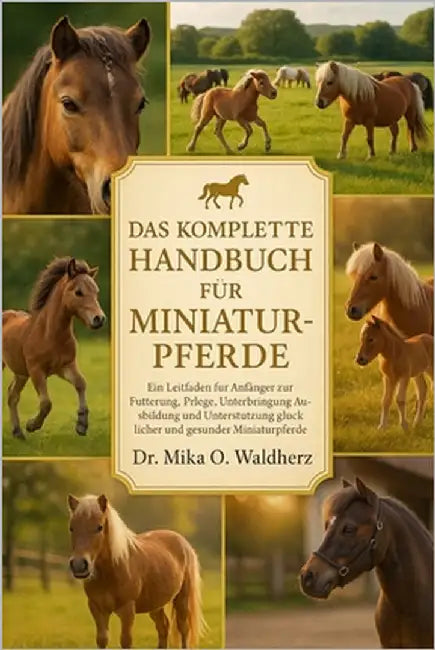 Das Komplette Handbuch Für Miniaturpferde: Ein Leitfaden für Anfänger zur Fütterung, Pflege, Unterbringung, Ausbildung und Unterstützung glücklicher u by O. Waldherz, Mika