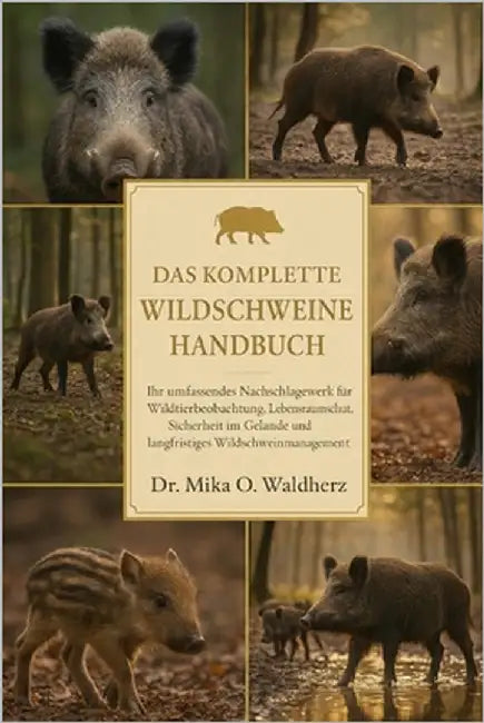 Das Komplette Wildschweinehandbuch: Ihr umfassendes Nachschlagewerk für Wildtierbeobachtung, Lebensraumschutz, Sicherheit im Gelände und langfristiges by O. Waldherz, Mika