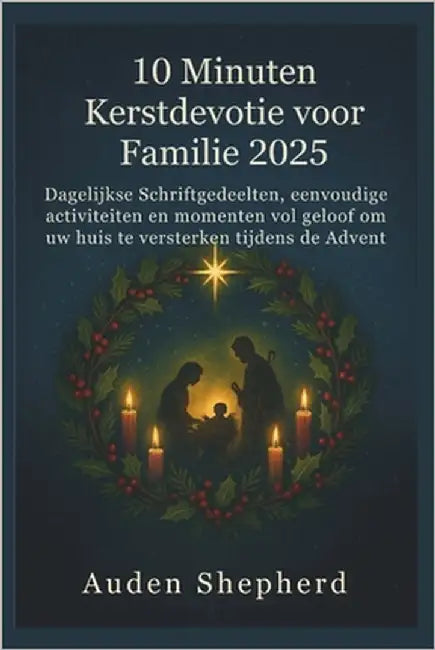 10 Minuten Kerstdevotie voor Familie 2025: Dagelijkse Schriftgedeelten, eenvoudige activiteiten en momenten vol geloof om uw huis te versterken tijden by Shepherd, Auden