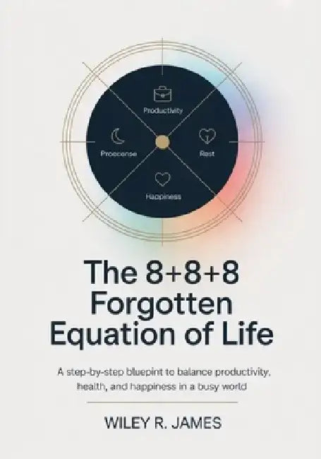 The 8+8+8 Forgotten Equation of Life: A Step-by-Step Blueprint to Balance Productivity, Health, and Happiness in a Busy World by Wiley R. James