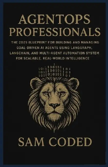 Agentops Professionals: The 2025 Blueprint for Building and Managing Goal-Driven AI Agents Using LangGraph, LangChain, and Multi-Agent Automation Syst by Sam Coded