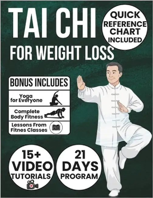 Tai CHI for Weight Loss: Step-by-Step Illustrated Exercises, Proven 10-Minute Routines to Improve Balance, Prevent Falls, and Reshape Your Body with 2 by Pullen, Joshi