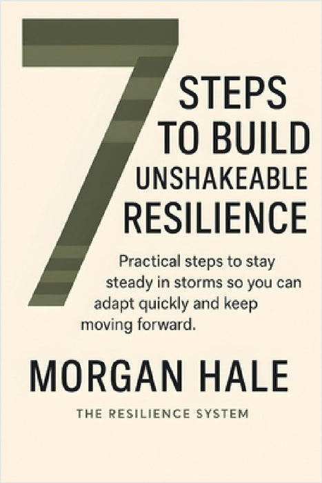 7 Steps to Build Unshakeable Resilience: Practical steps to stay steady in storms so you can adapt quickly and keep moving forward by Morgan Hale