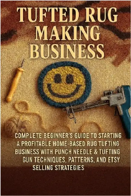 Tufted Rug Making Business: Complete Beginner's Guide to Starting a Profitable Home-Based Rug Tufting Business with Punch Needle & Tufting Gun Techniq by Rhea, Alexander