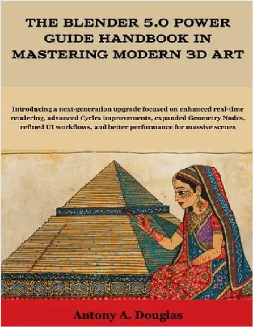 The Blender 5.0 Power Guide Handbook in Mastering Modern 3D Art by Douglas, Antony A.