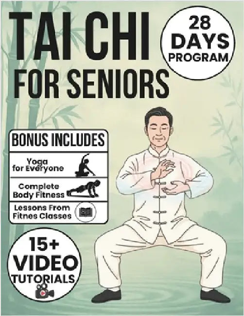 Tai Chi for Seniors: Gentle, Low-Impact Fully Illustrated Exercises to Reduce Pain, Improve Posture, and Restore Confidence - With 28-Day Program & Vi by Pullen, Joshi