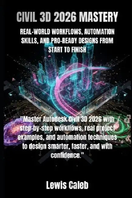 Civil 3D 2026 Mastery: Real-World Workflows, Automation Skills, and Pro-Ready Designs from Start to Finish by Lewis Caleb