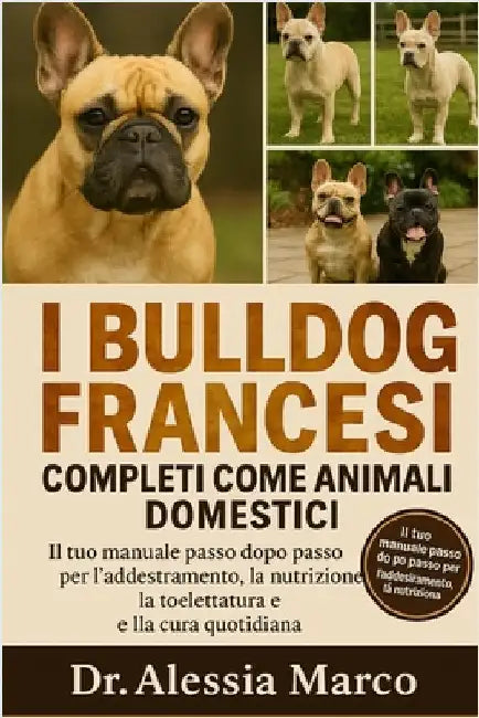 I Bulldog Francesi Completi Come Animali Domestici: Il tuo manuale passo dopo passo per l'addestramento, la nutrizione, la toelettatura e la cura quot by Marco, Alessia