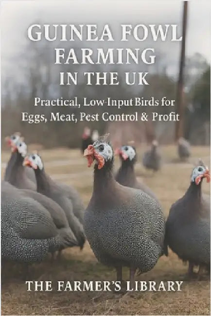 Guinea Fowl Farming in the UK: A Beginner's Guide to Low-Input Birds for Eggs, Meat and Natural Pest Control: Practical Housing, Feeding, Health, Pred by Library, Farmer's