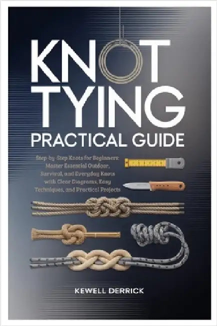 Knot Tying Practical Guide: Step-by-Step Knots for Beginners: Master Essential Outdoor, Survival, and Everyday Knots with Clear Diagrams, Easy Techniq by Derrick, Kewell