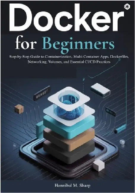 Docker for Beginners: Step-by-Step Guide to Containerization, Multi-Container Apps, Dockerfiles, Networking, Volumes, and Essential CI/CD Practices by M. Sharp, Hannibal