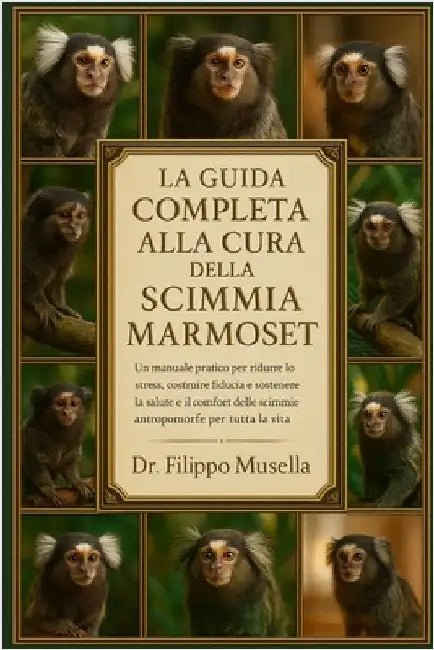 La Guida Completa Alla Cura Della Scimmia Marmoset: Un manuale pratico per ridurre lo stress, costruire fiducia e sostenere la salute e il comfort del by Musella, Filippo