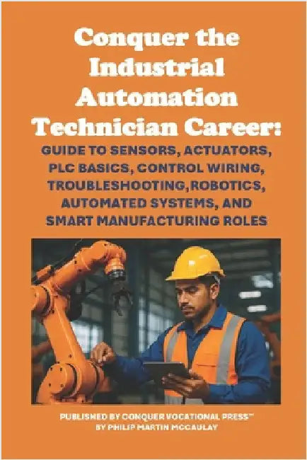 Conquer the Industrial Automation Technician Career: Guide to Sensors, Actuators, PLC Basics, Control Wiring, Troubleshooting, Robotics, Automated Sys by McCaulay, Philip Martin