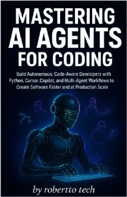 Mastering AI Agents for Coding: Build Autonomous, Code-Aware Developers with Python, Cursor, Copilot, and Multi-Agent Workflows to Create Software Fas by Tech, Robertto