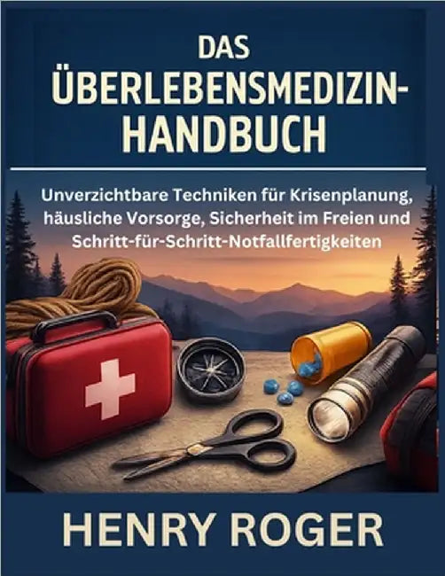 Das Überlebensmedizin-Handbuch: Unverzichtbare Techniken für Krisenplanung, häusliche Vorsorge, Sicherheit im Freien und Schritt-für-Schritt-Notfallfe by Roger, Henry