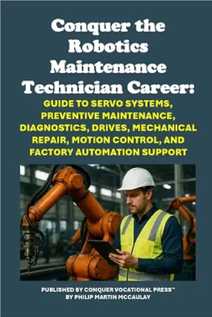 Conquer the Robotics Maintenance Technician Career: Guide to Servo Systems, Preventive Maintenance, Diagnostics, Drives, Mechanical Repair, Motion Con by McCaulay, Philip Martin