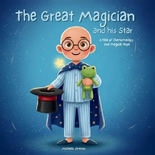 The Great Magician and His Star: A Magical Tale of Childhood Cancer, Chemotherapy, and Hope, dealing with illness, hospital stays, medical treatment, by Michelle Jimenez