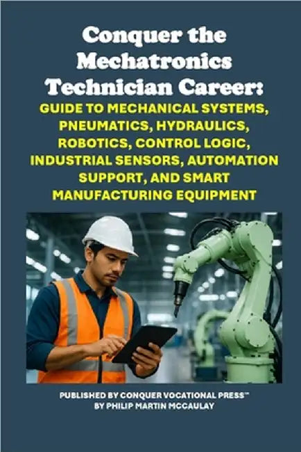 Conquer the Mechatronics Technician Career: Guide to Mechanical Systems, Pneumatics, Hydraulics, Robotics, Control Logic, Industrial Sensors, Automati by McCaulay, Philip Martin