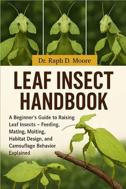 Leaf Insect Handbook: A Beginner's Guide to Raising Leaf Insects - Feeding, Mating, Molting, Habitat Design, and Camouflage Behavior Explained by D. Moore, Raph