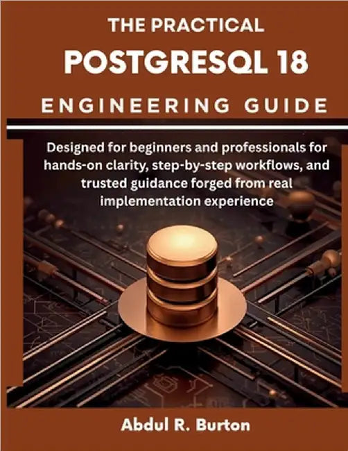 The Practical PostgreSQL 18 Engineering Guide: Designed for beginners and professionals for hands-on clarity, step-by-step workflows, and trusted guid by Burton, Abdul R.