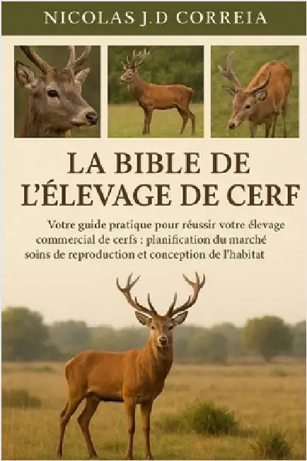 La Bible de l'Élevage de Cerf: Votre guide pratique pour réussir votre élevage commercial de cerfs planification du marché, soins de reproduction et c by J. D. Correia, Nicolas