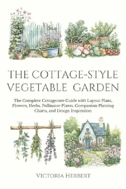 The Cottage-Style Vegetable Garden: The Complete Cottagecore Guide with Layout Plans, Flowers, Herbs, Pollinator Plants, Companion Planting Charts, an by Victoria Herbert