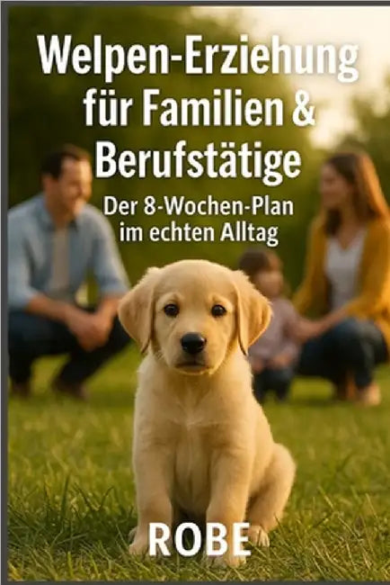 Welpen erziehen, wenn das echte Leben läuft: Der 8-Wochen-Plan für Familien und Berufstätige - von Stubenreinheit bis Rückruf, alltagstauglich und ohn by Robe