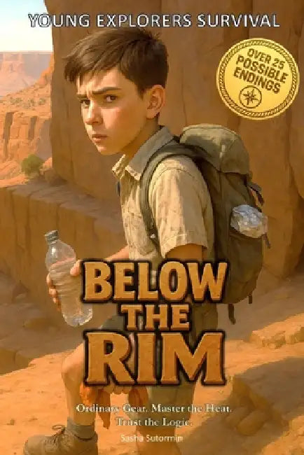 Young Explorers Survival: Below the Rim: An interactive power to choose adventure where you say which way the story goes, as every choice and every ar by Sasha Sutormin