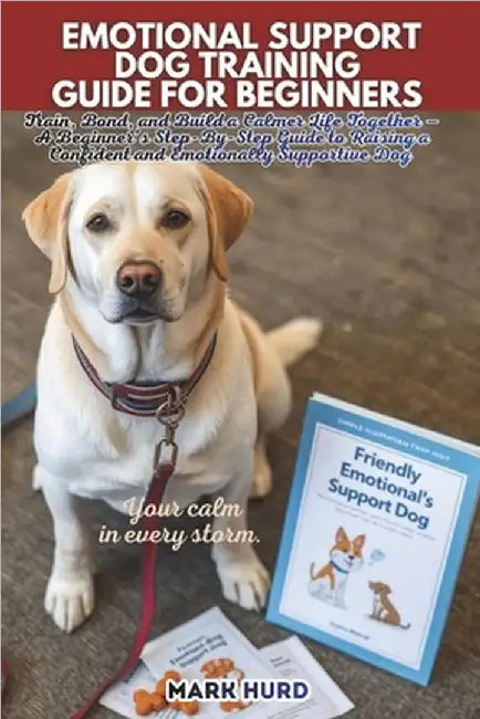 Emotional Support Dog Training Guide for Beginners: Train, Bond, and Build a Calmer Life Together - A Beginner's Step-By-Step Guide to Raising a Confi by Hurd, Mark