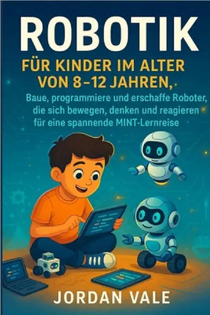 Robotik Für Kinder Im Alter Von 8-12 Jahren: Baue, programmiere und erschaffe Roboter, die sich bewegen, denken und reagieren für eine spannende MINT- by Vale, Jordan