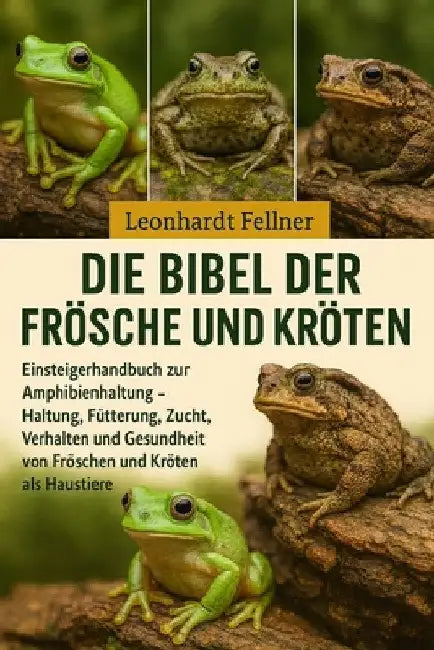 Die Bibel der Frösche und Kröten: Einsteigerhandbuch zur Amphibienhaltung - Haltung, Fütterung, Zucht, Verhalten und Gesundheit von Fröschen und Kröte by Leonhardt Fellner