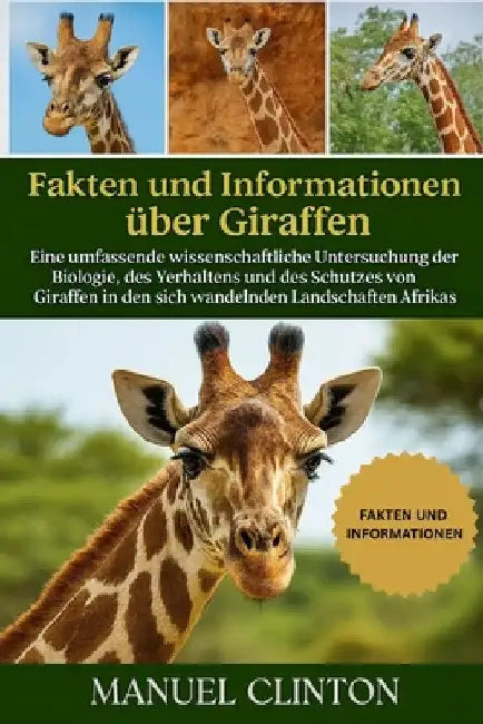 Fakten und Informationen über Giraffen: Eine umfassende wissenschaftliche Untersuchung der Biologie, des Verhaltens und des Schutzes von Giraffen in d by Manuel Clinton