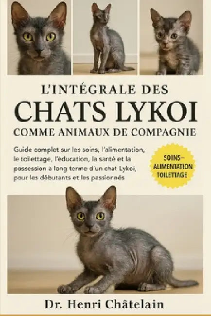L'Intégrale Des Chats Lykoi Comme Animaux de Compagnie: Guide complet sur les soins, l'alimentation, le toilettage, l'éducation, la santé et la posses by Henri Châtelain
