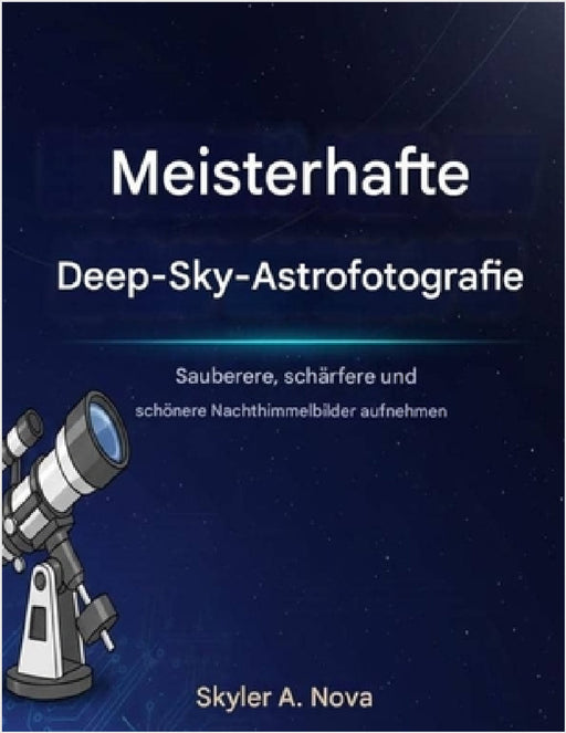Meistern der Deep-Sky-Astrofotografie: Erstellen Sie klare re, schärfere und schönere Nachthimmel Bilder by Skyler A. Nova