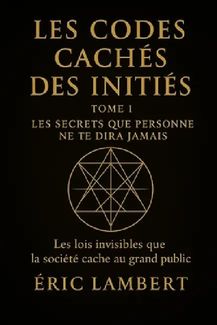 Les Codes Cachés des Initiés - Tome 1 - Les Secrets Que Personne Ne Te Dira Jamais: Les lois invisibles que la société cache au grand public by Eric Lambert