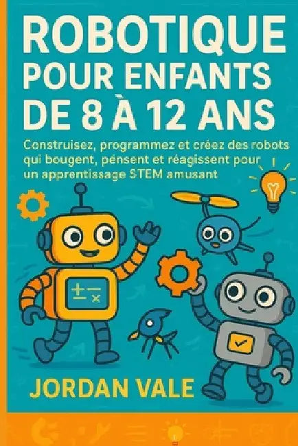 Robotique Pour Enfants de 8 À 12 ANS: Construisez, programmez et créez des robots qui bougent, pensent et réagissent pour un apprentissage STEM amusan by Jordan Vale